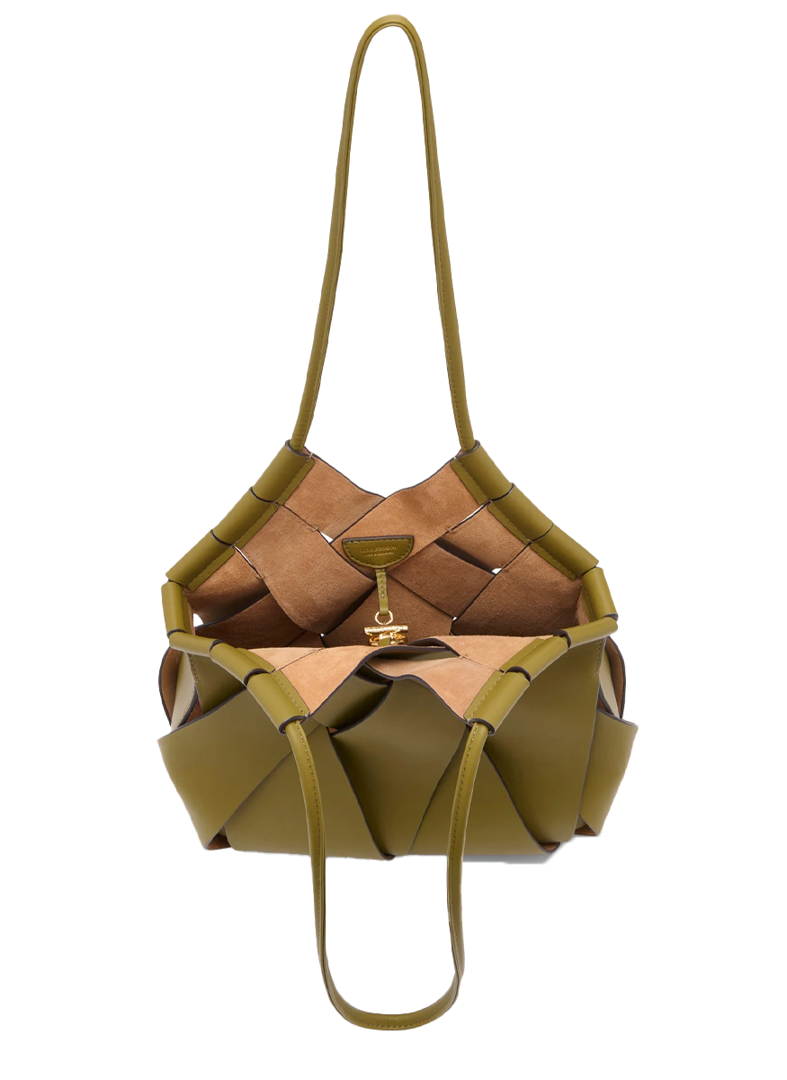 Charlotte Shoulder Bag in Olive - Ulla Johnson