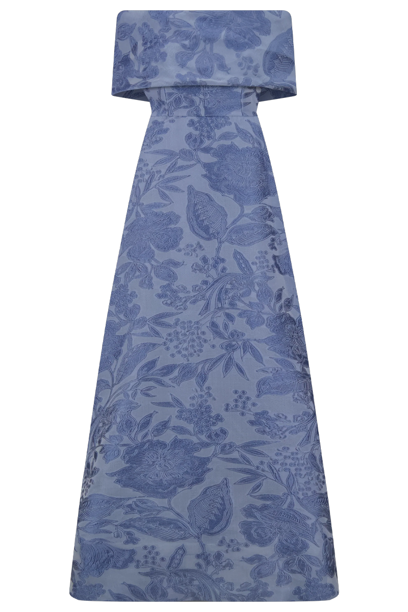 Floral Fil Coupe Deedie Gown