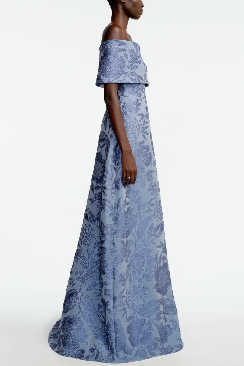 Floral Fil Coupe Deedie Gown - Lela Rose