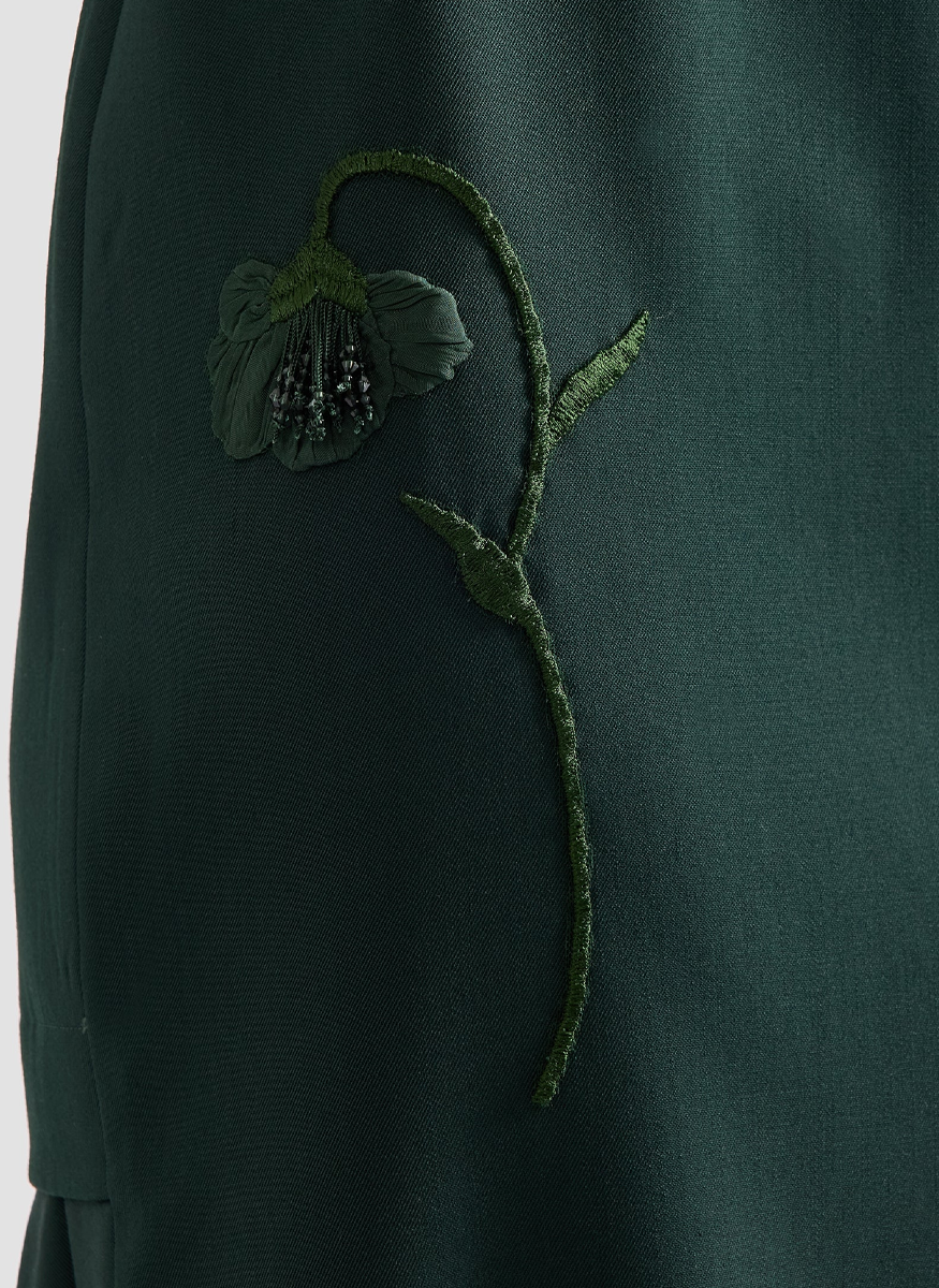 Pleatable Wool Tailored Midi Dress - Erdem