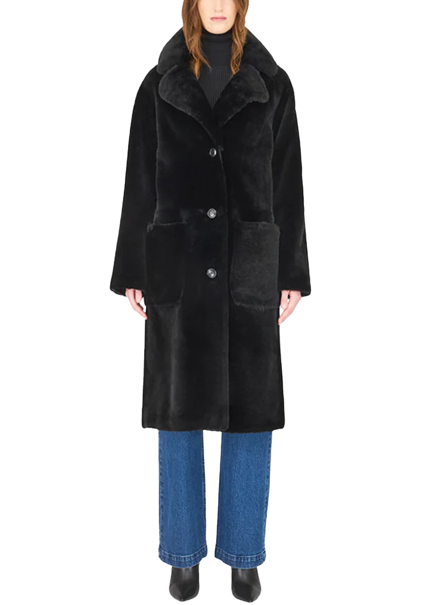 Prado Jet Iron Wool Coat