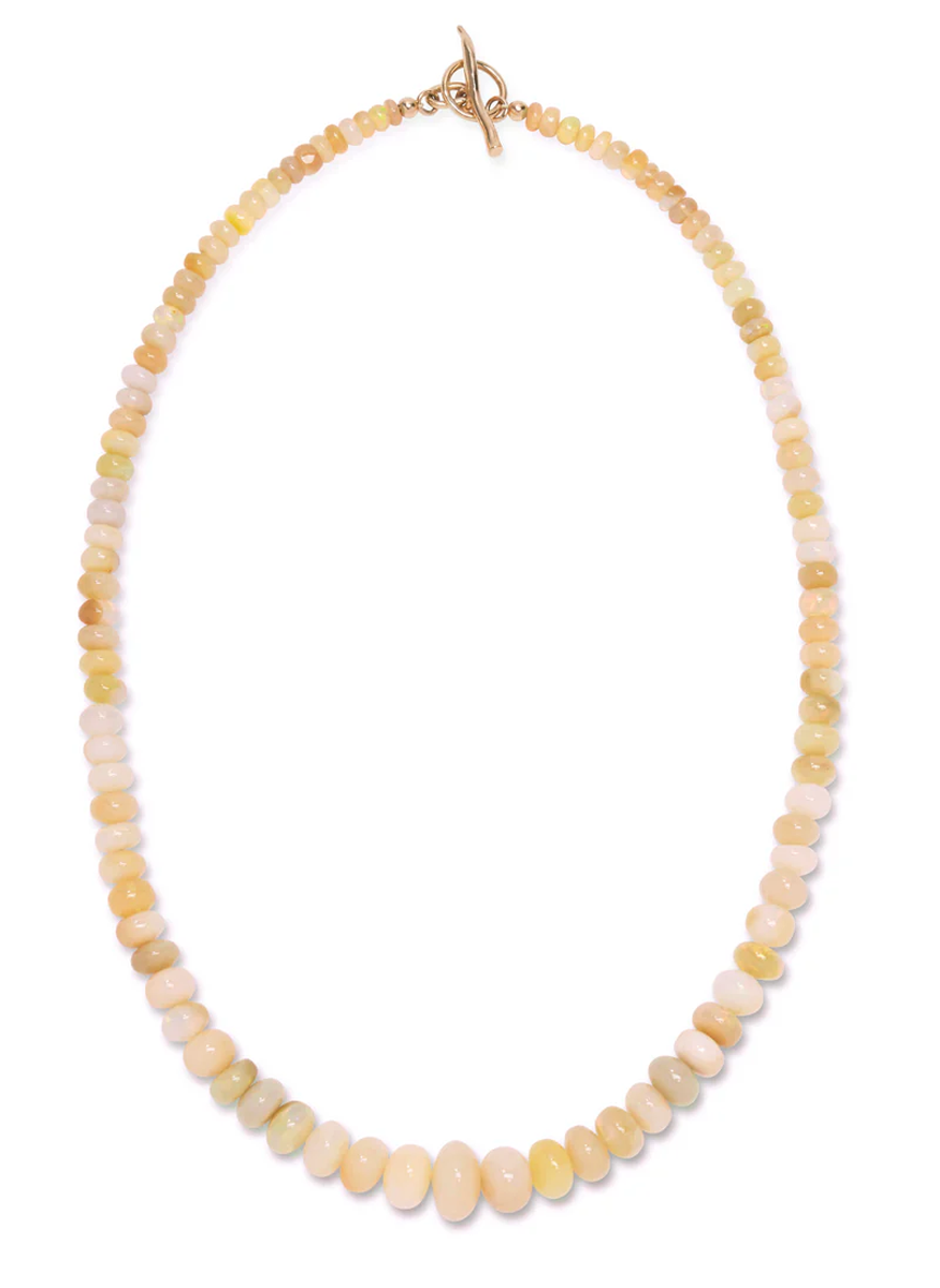 Opal & 14k Gold Necklace - Lizzie Fortunato