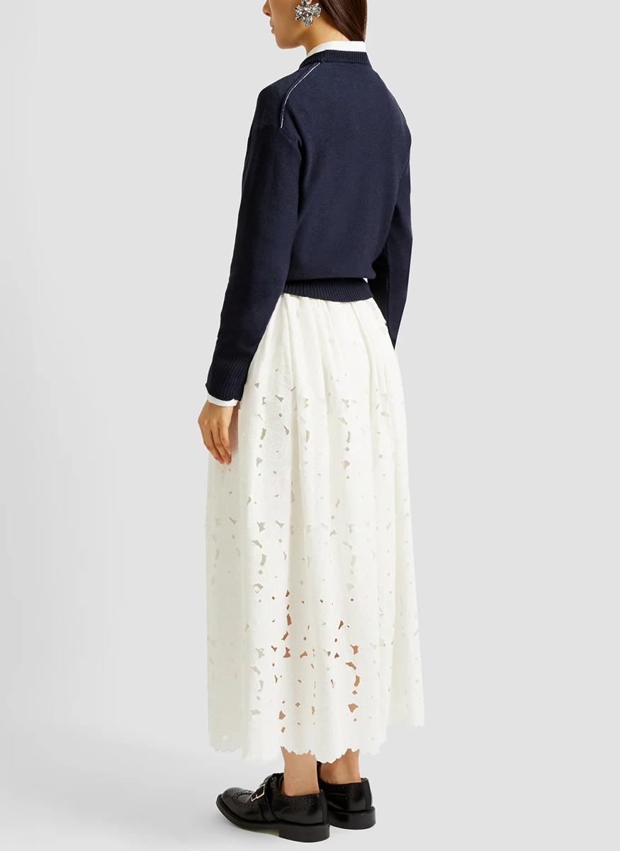 Merino Wool Floral Sweater - Erdem