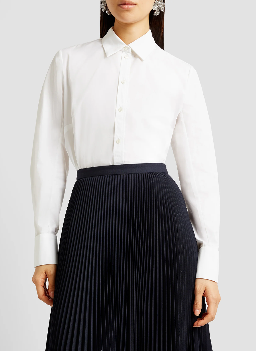 Pleated Midi Skirt - Erdem