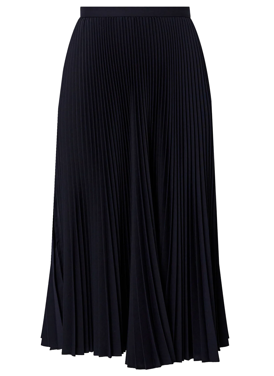 Pleated Midi Skirt