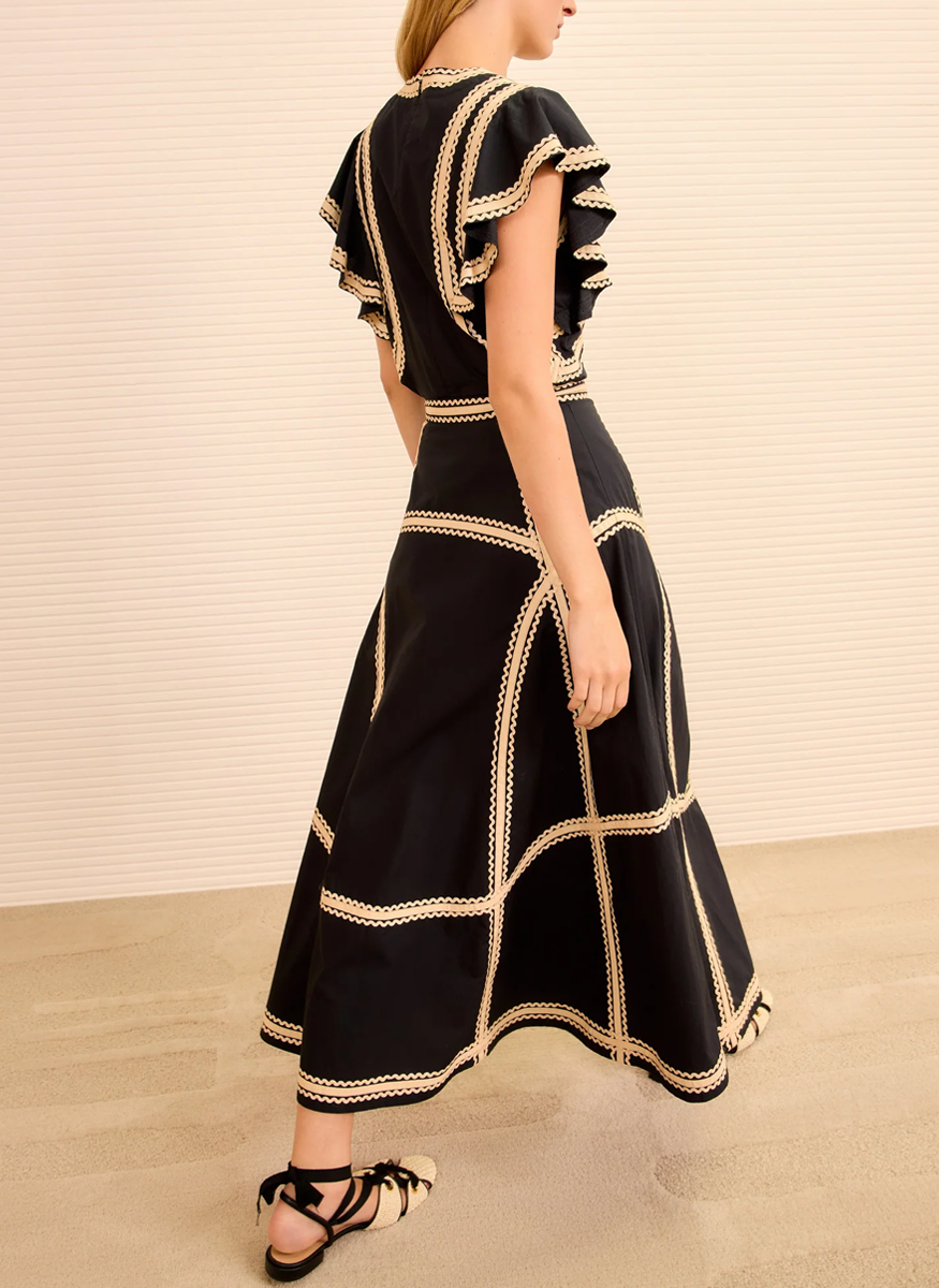 Norah A-Line Midi Skirt - Ulla Johnson