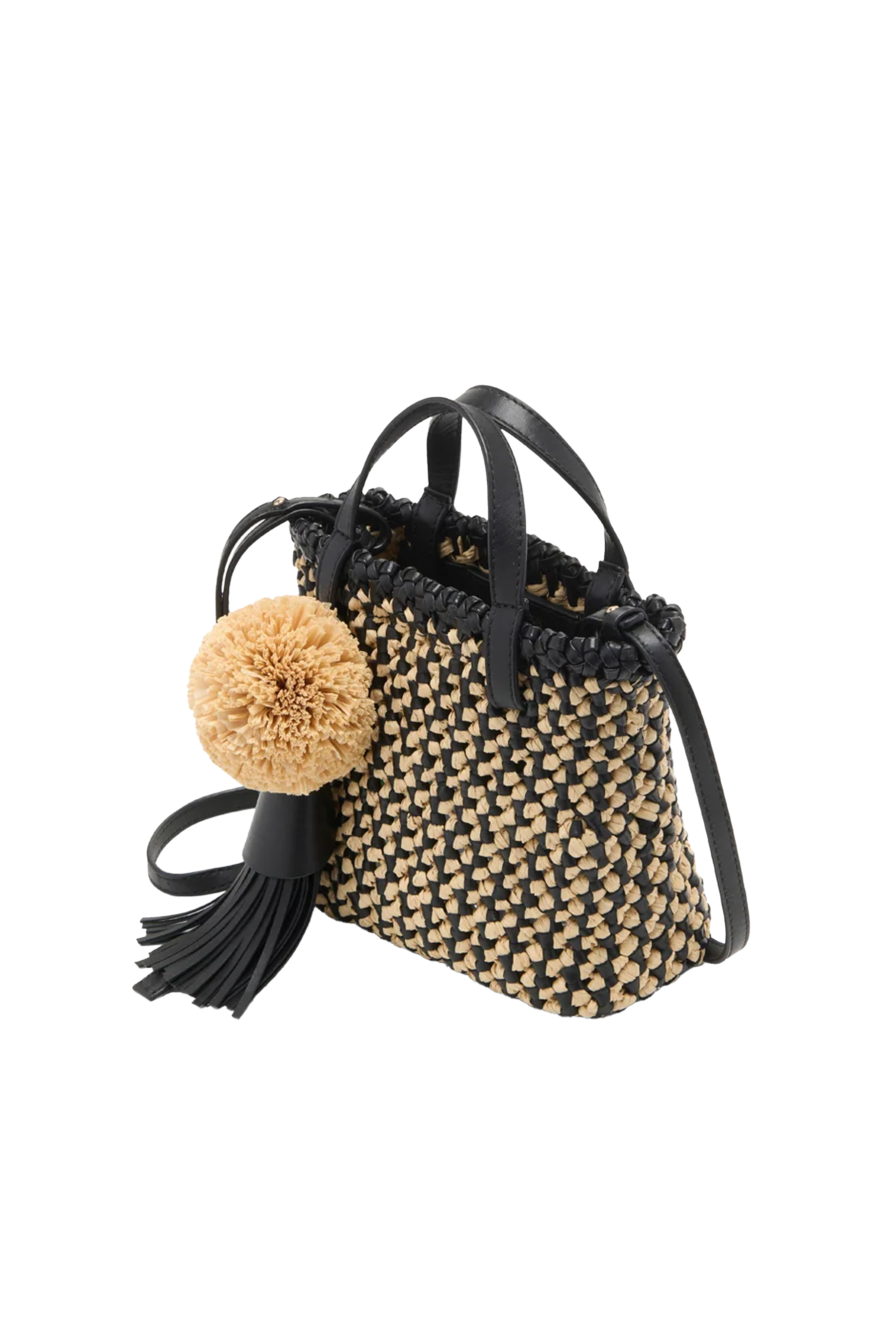 Raffia Mini Crossbody