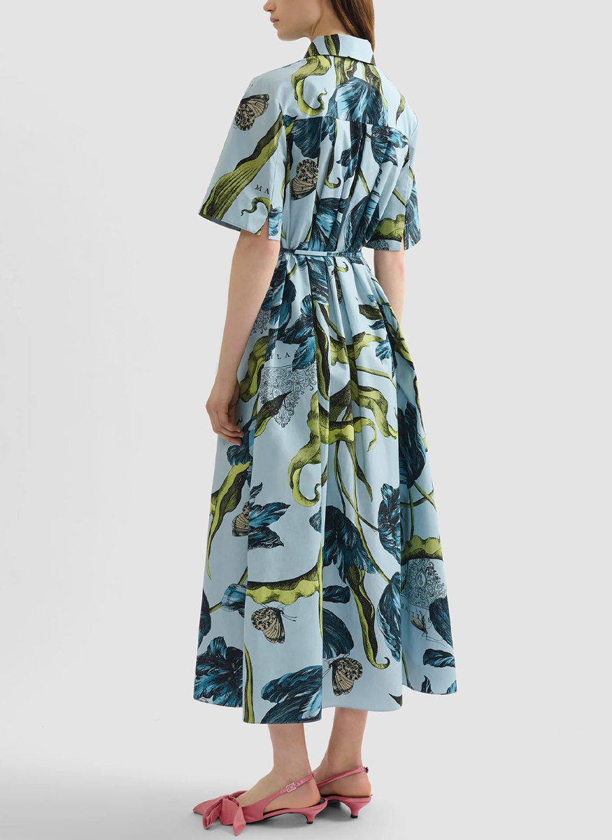 Floral Print Shirt Dress - Erdem