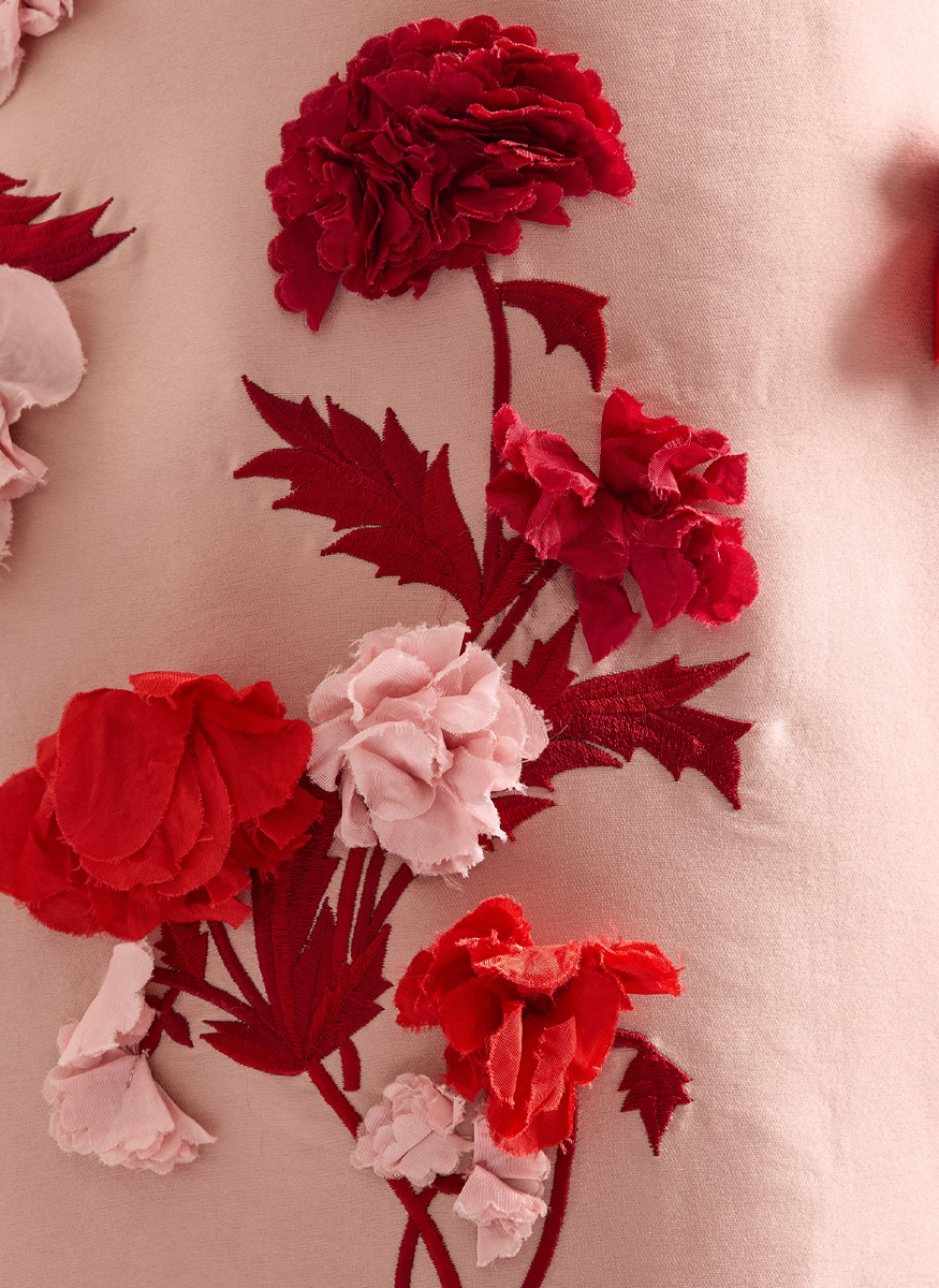 Floral Embroidered Mikado Sleeveless Midi Dress - Erdem