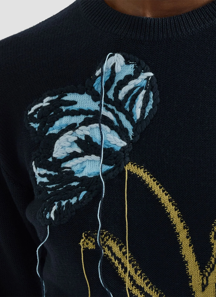 Floral Crew Neck Jumper - Erdem