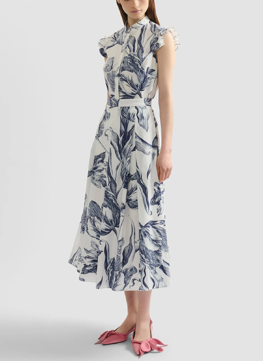 Floral Print Sleeveless Top