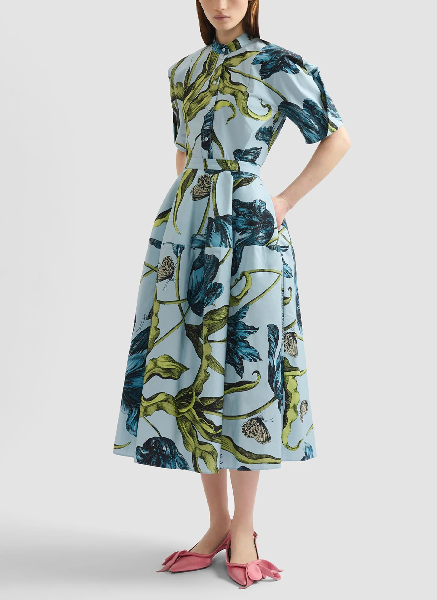 Floral Print Short Sleeve Shirt