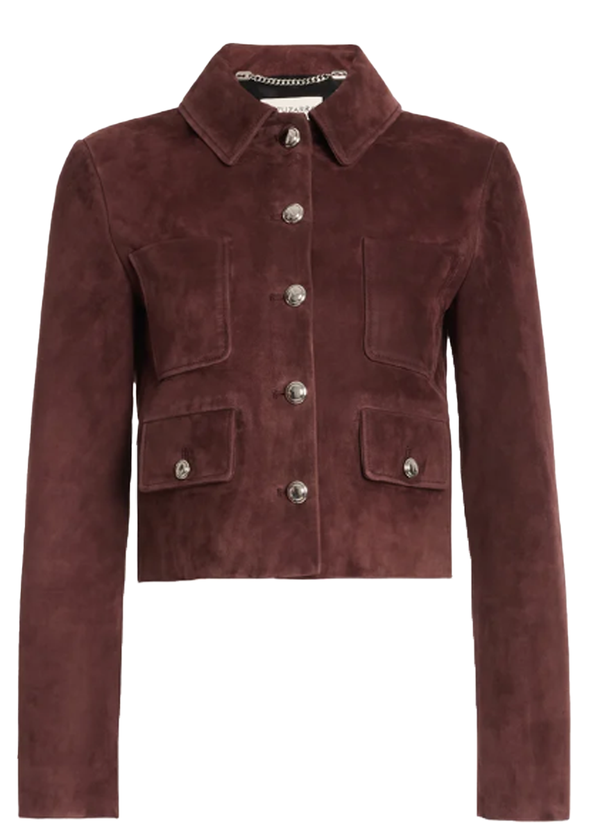 Astley Jacket in Deep Cherry - Altuzarra
