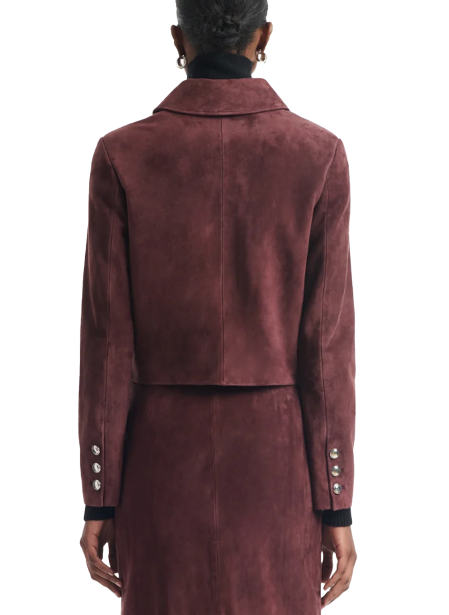Astley Jacket in Deep Cherry - Altuzarra