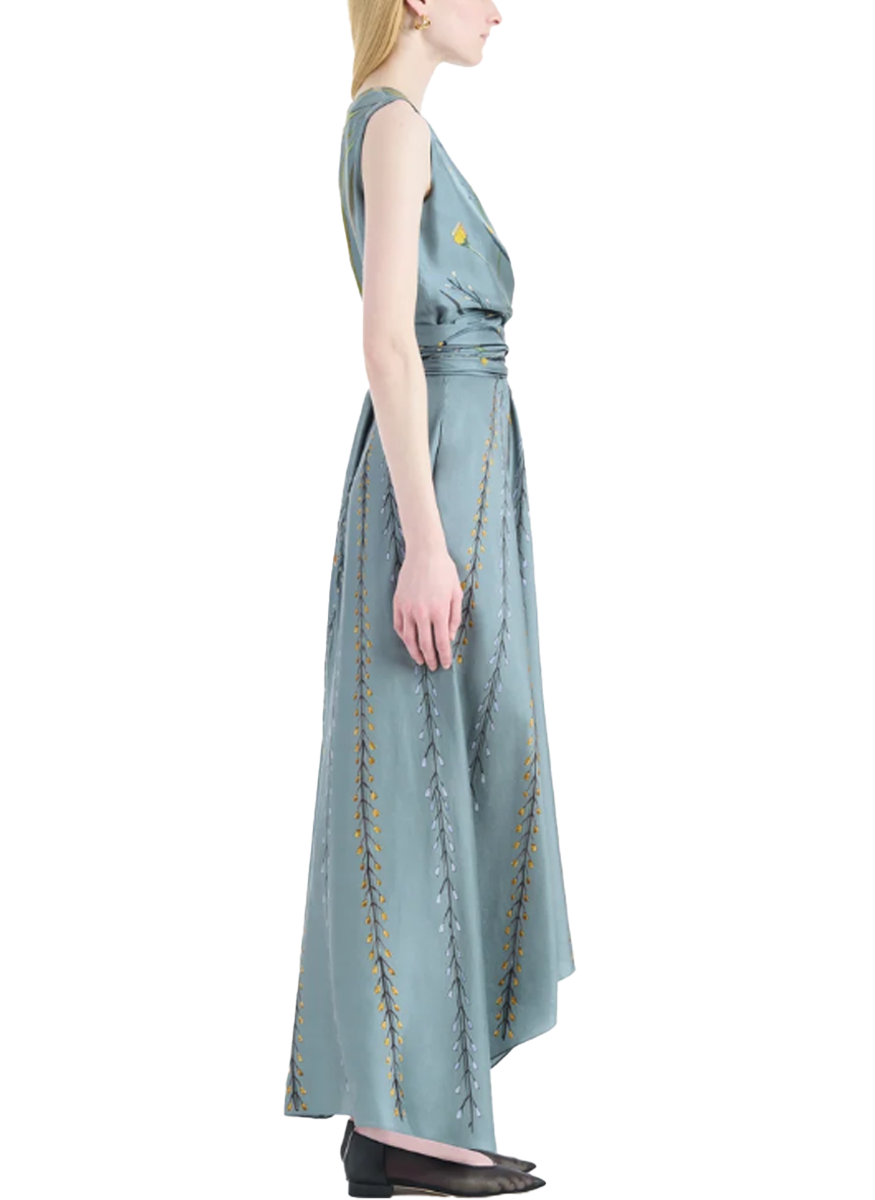 Penny Dress in Mineral Botanical - Altuzarra