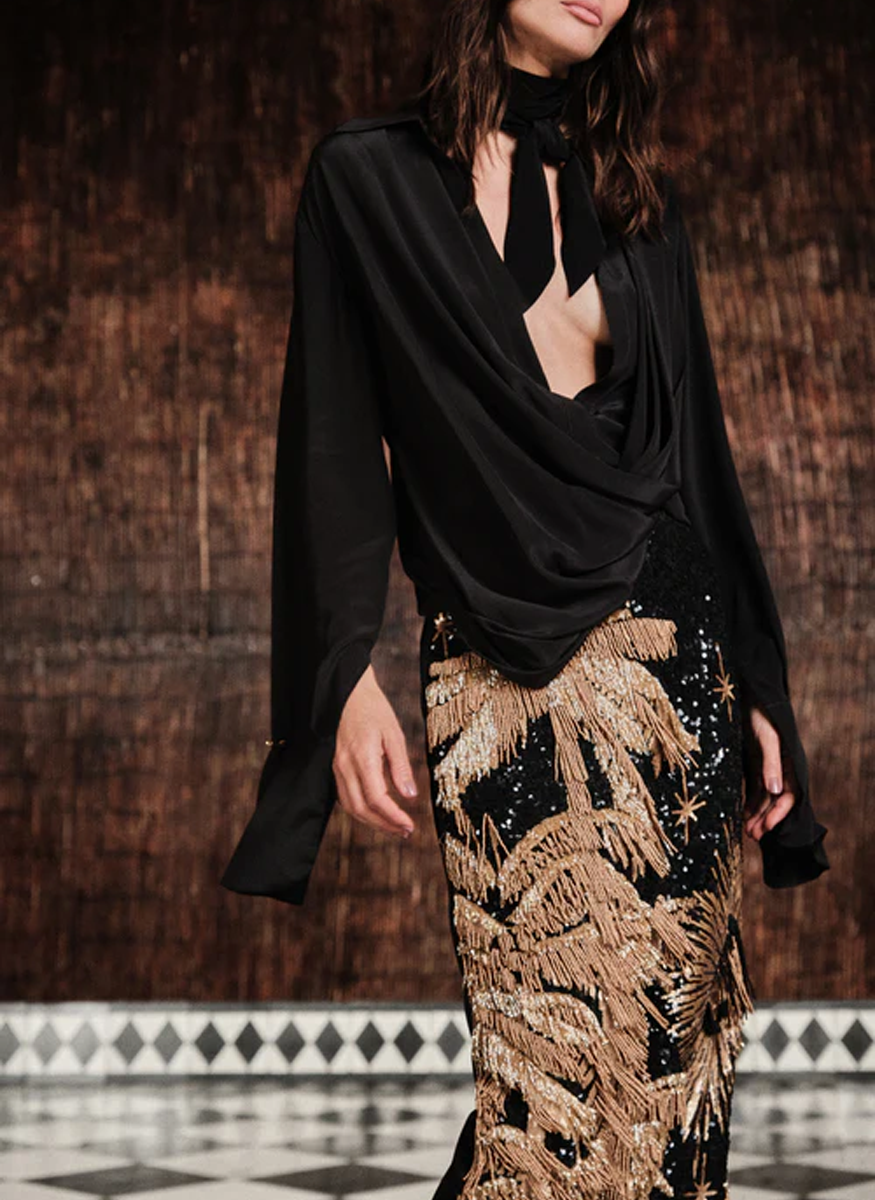 Unexpected Sunset Maxi Skirt - Johanna Ortiz