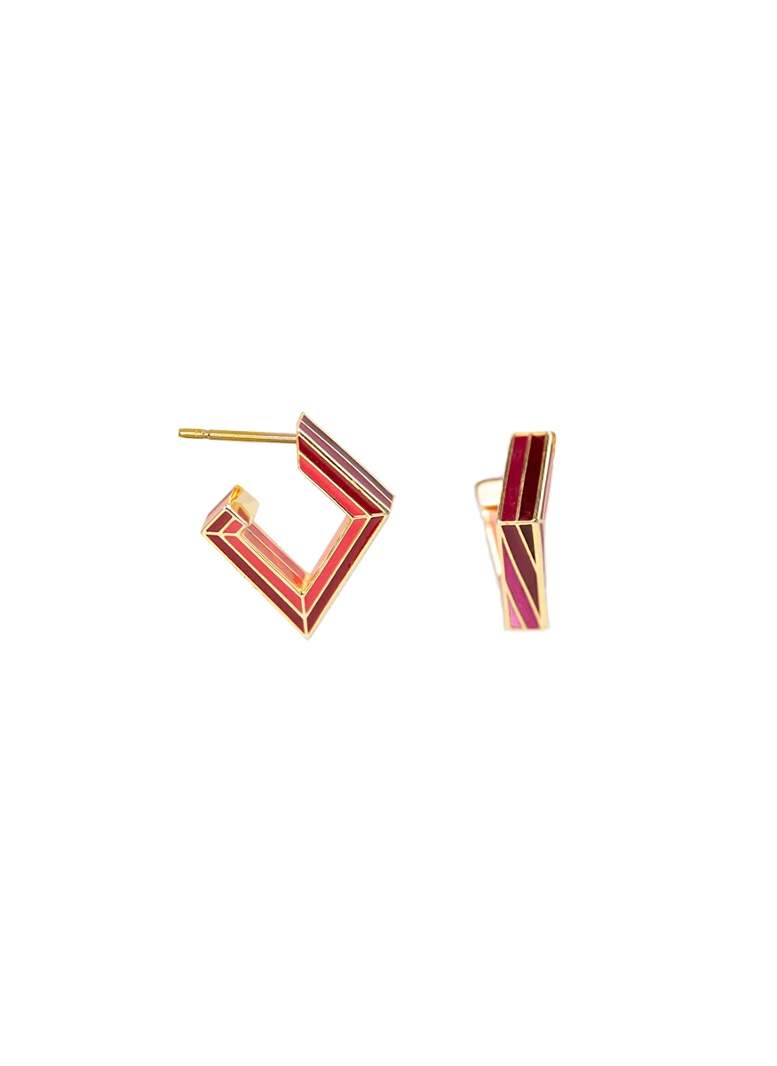 Baoli Well Twist Hoops - Van Gelder