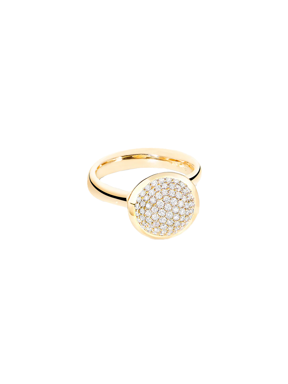 Bouton Ring Diamond Pavé, Large