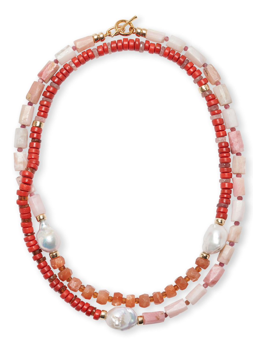 Cabana Necklace In Panama Pink