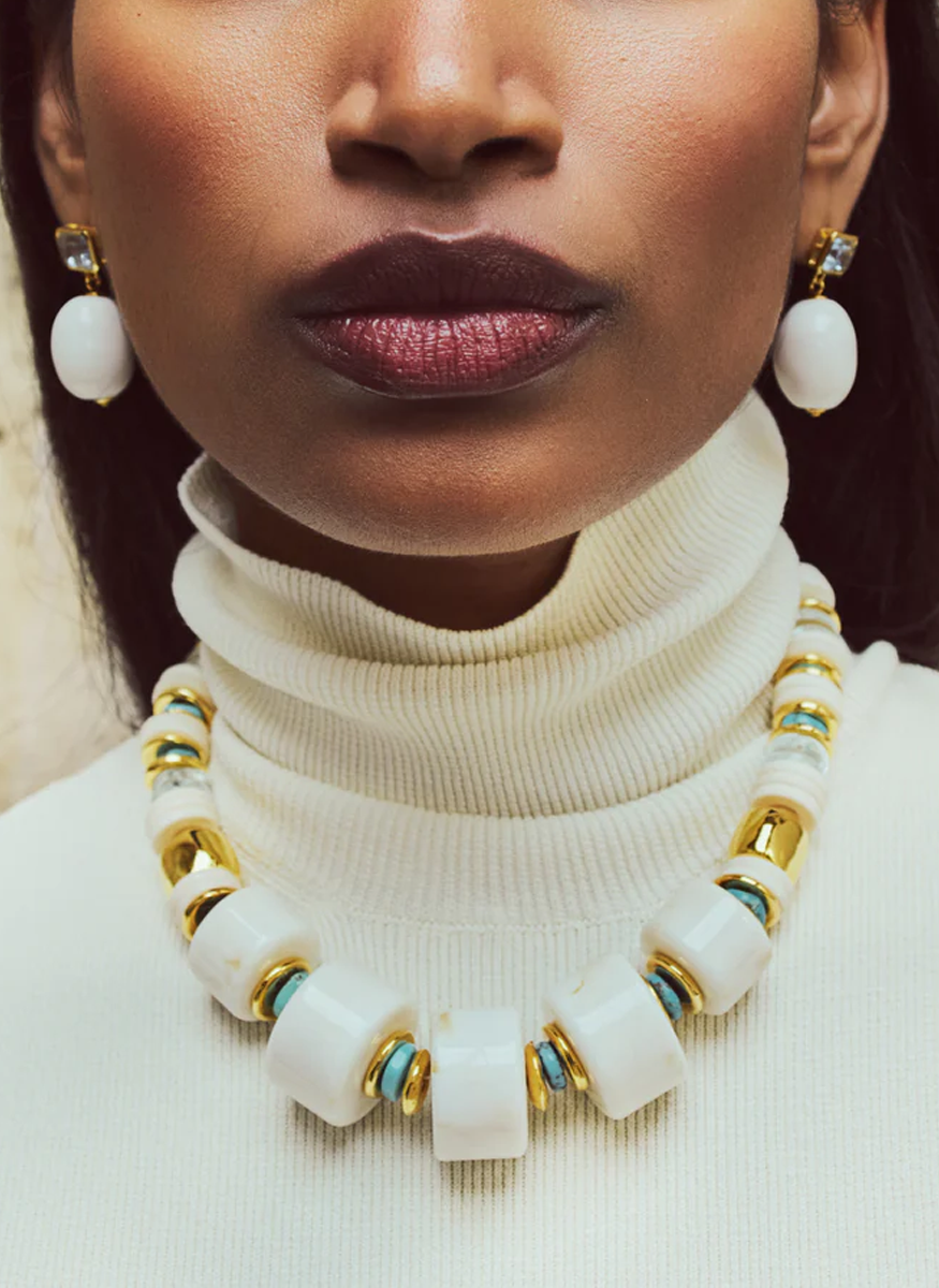 La Paz Earrings in Ivory