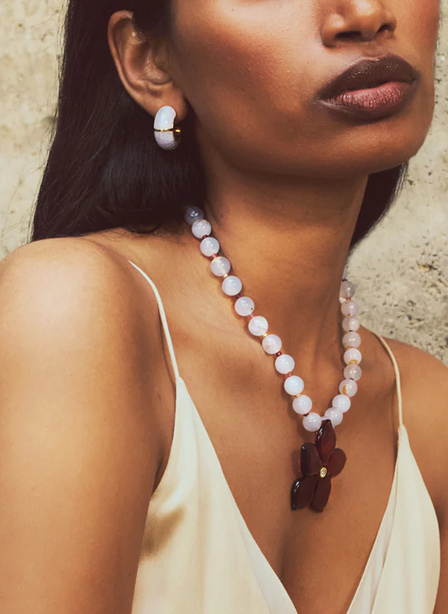 Zellige Hoops in Blue Lace