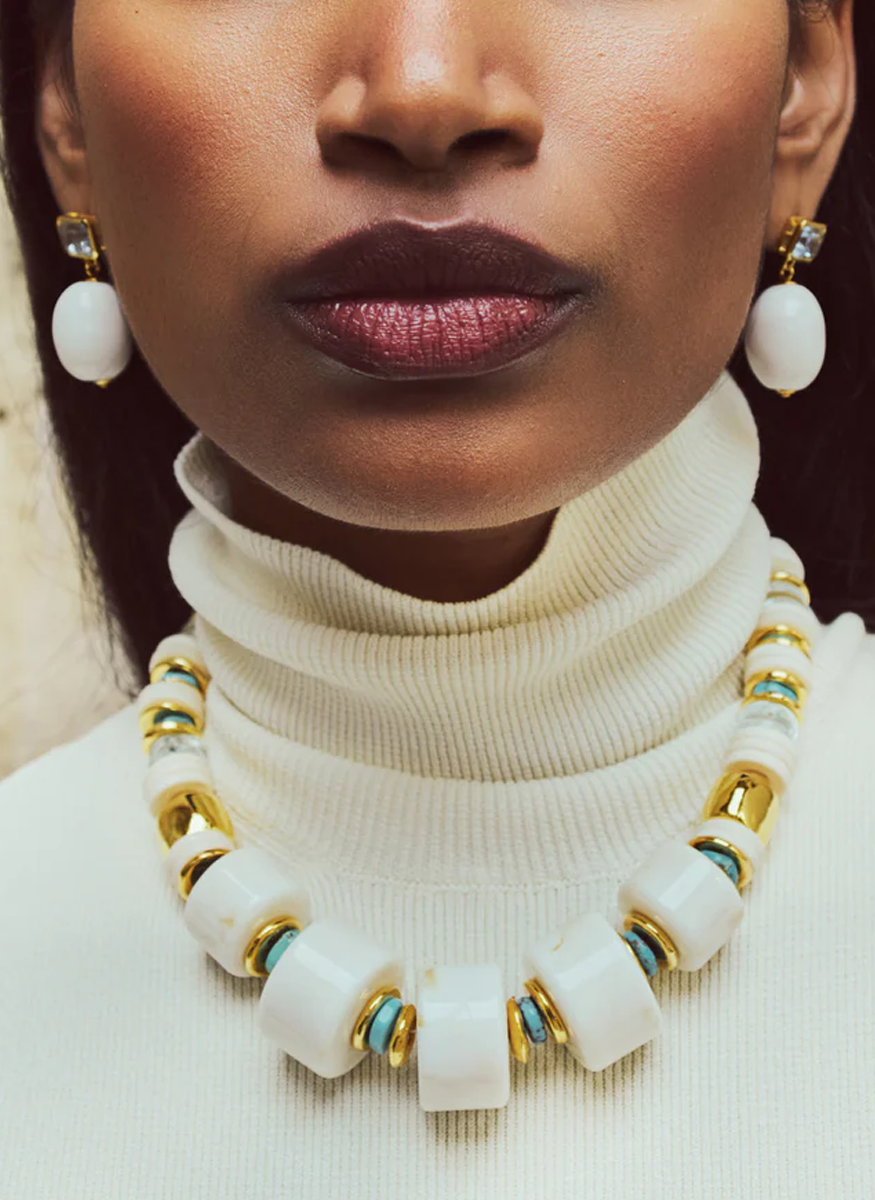 Granada Necklace in Blanco - Lizzie Fortunato