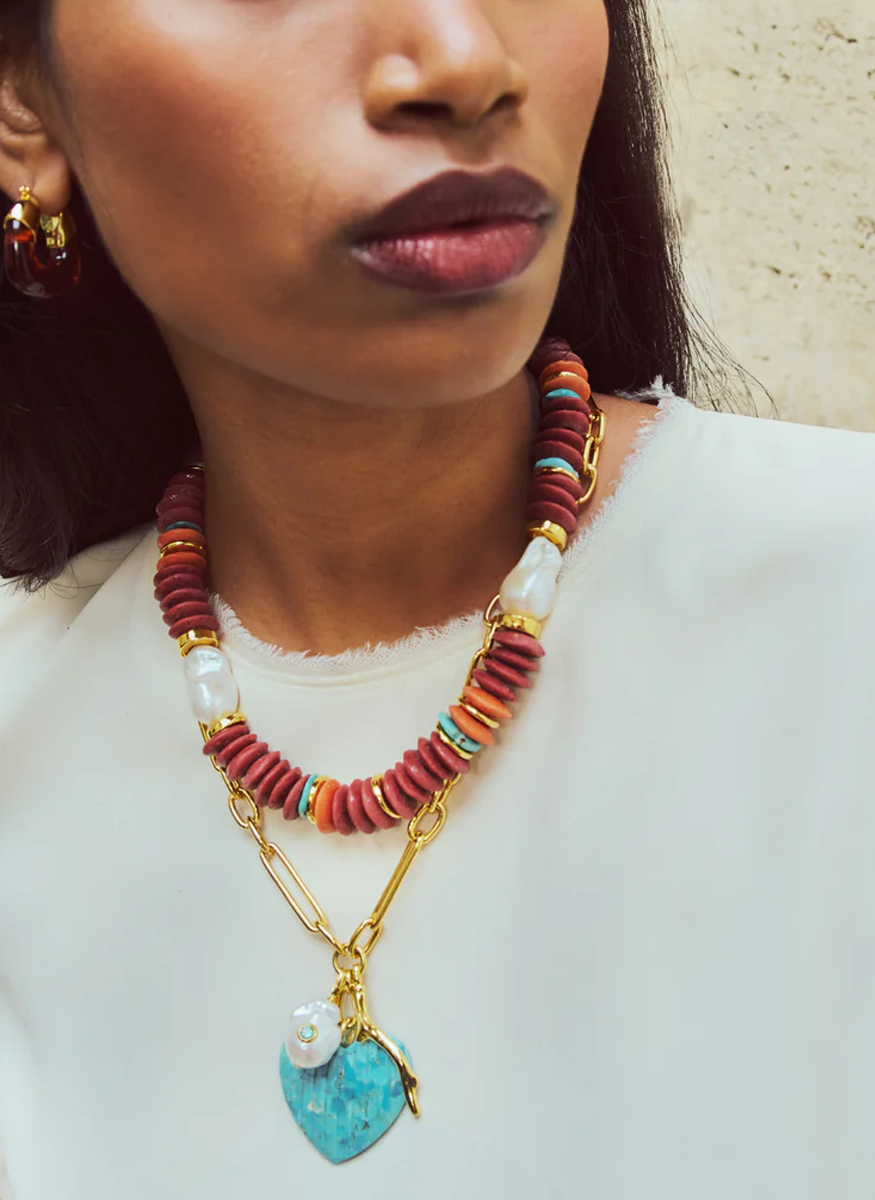 Mini Organic Hoops in Tortoise