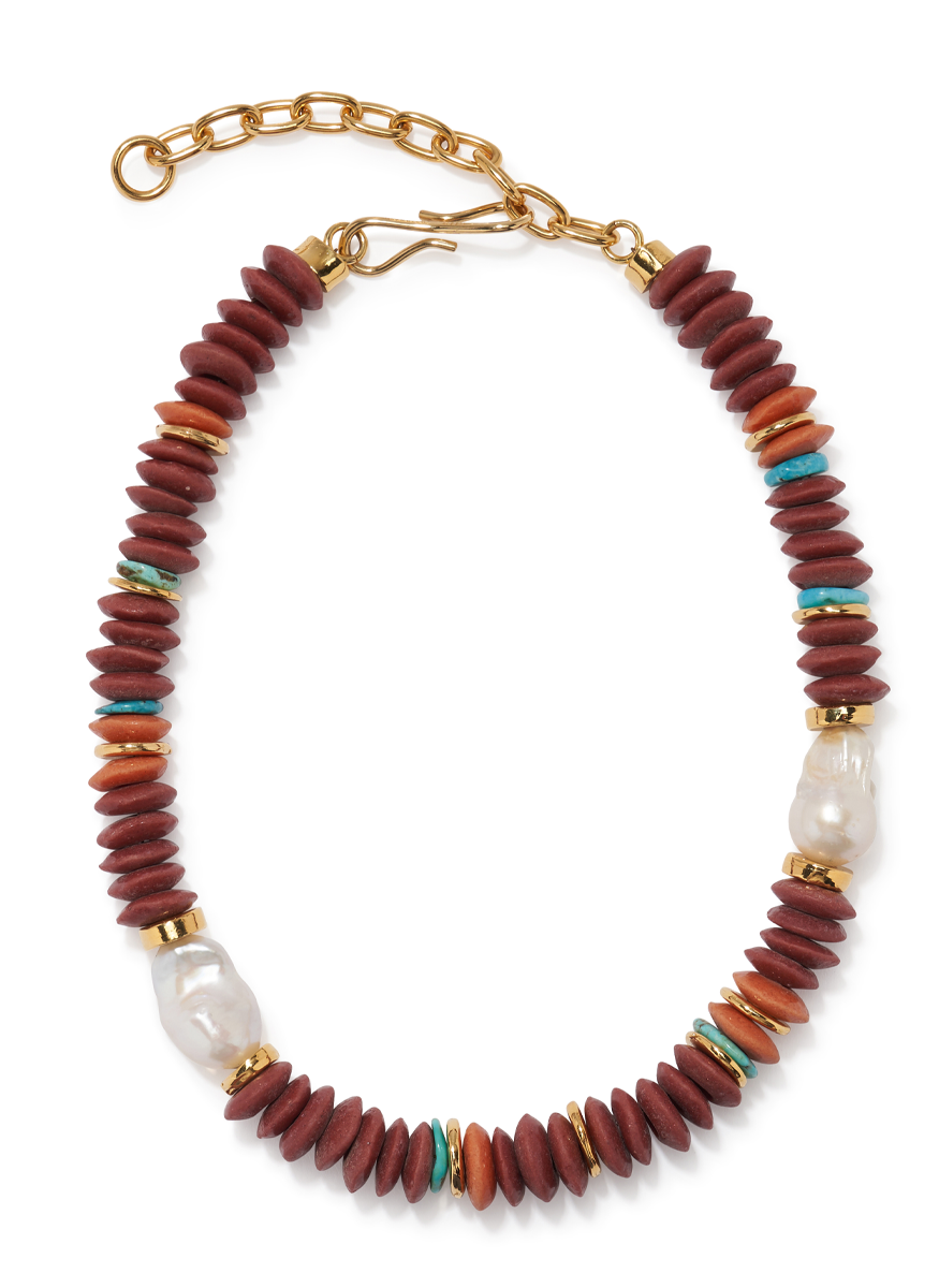 Umi Necklace in Rust