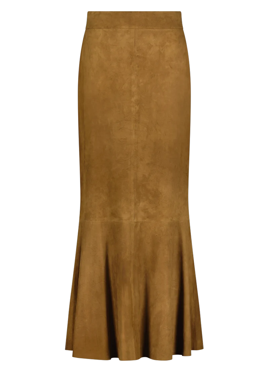 Suede Tulip Skirt