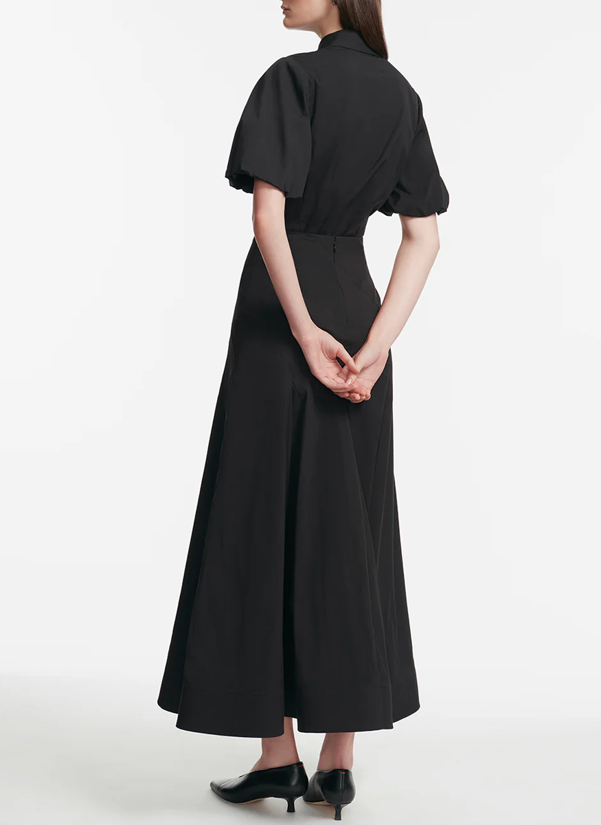 Cotton Poplin Full Sleeve Shirt - Lela Rose