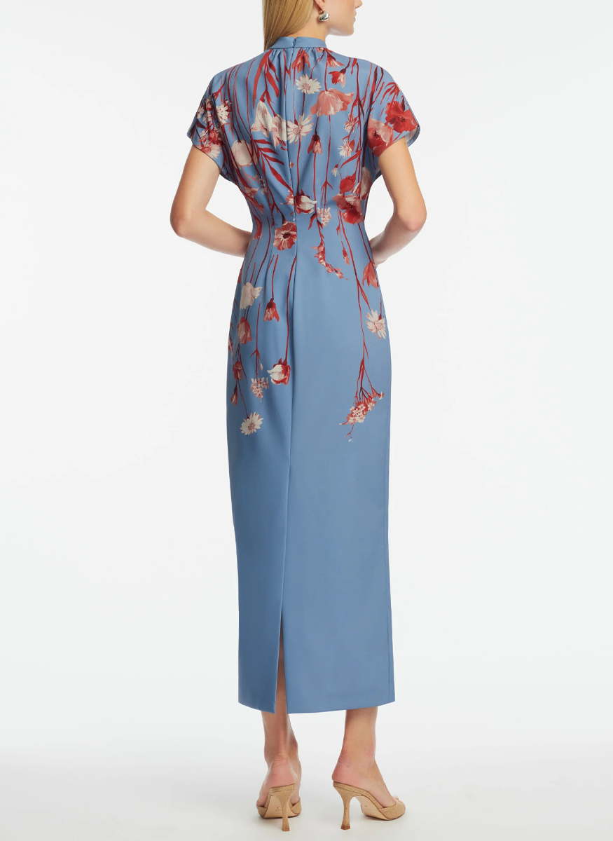Floral Crepe Stella Dress - Lela Rose