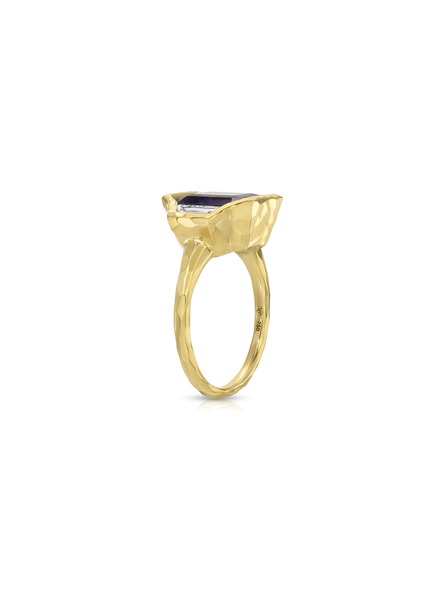 Tanzanite Trio Ring - Octavia Elizabeth