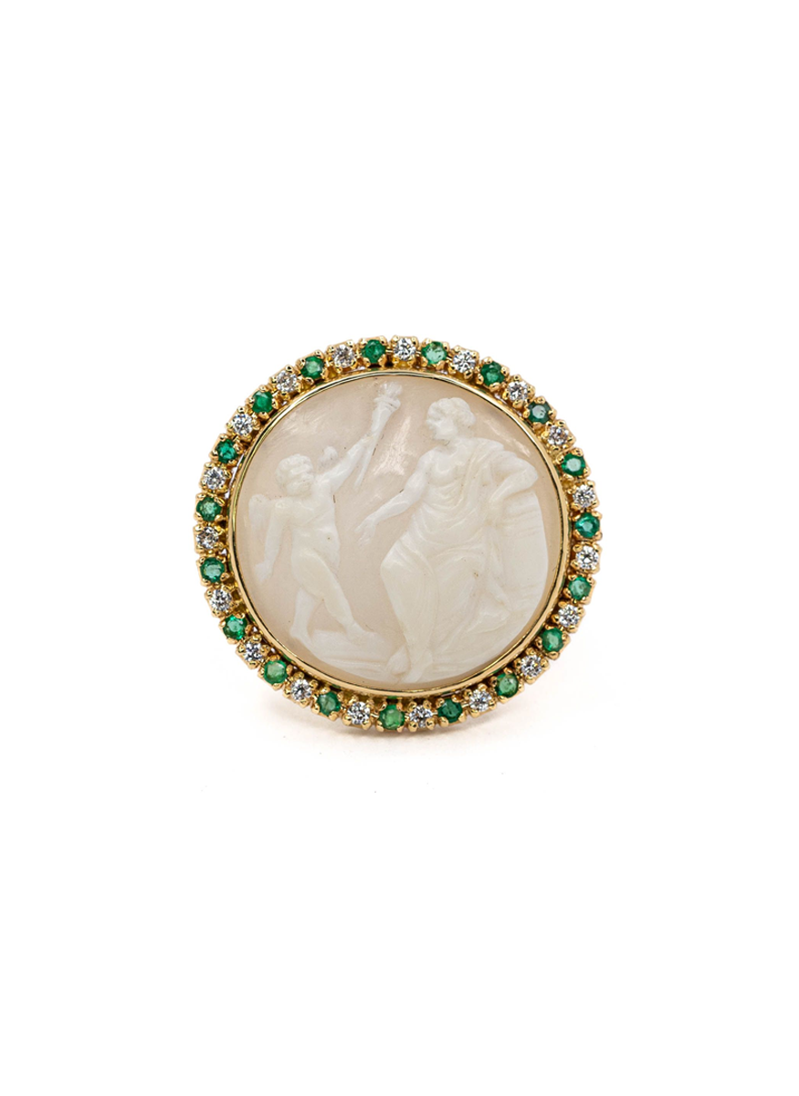 "Aurora" Cameo Ring