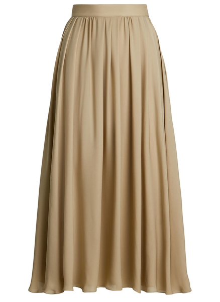 スカート Ralph Lauren 290P00347001 Skirts COLLECTION Kynlee Pleated Silk Georgette Skirt – Elizabeth Anthony