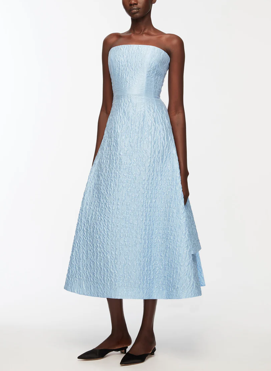 Jenn Seersucker Cocktail Dress Dress