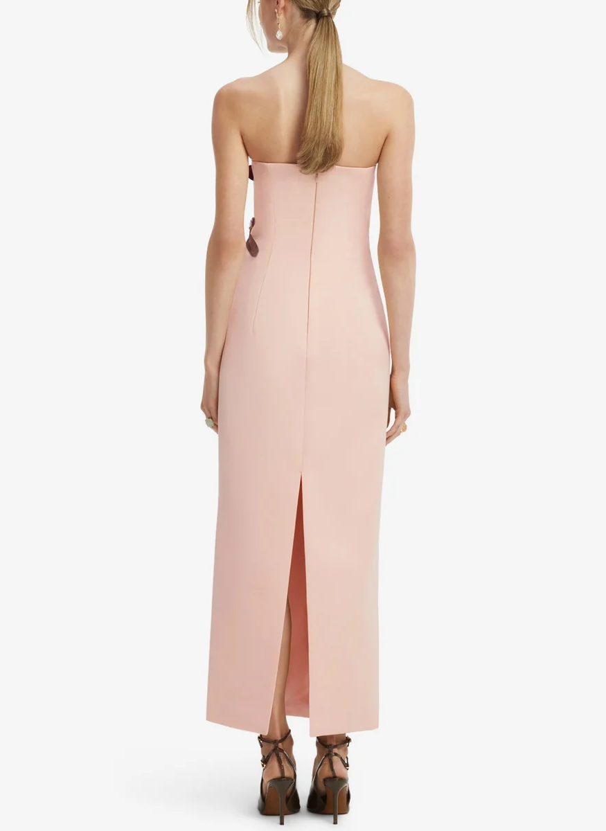 Rayna Embroidered Bustier Maxi Dress - Leo Lin