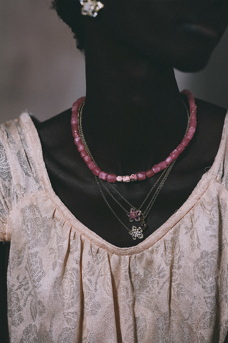 Rhodocrosite Nugget Necklace - Emily P. Wheeler