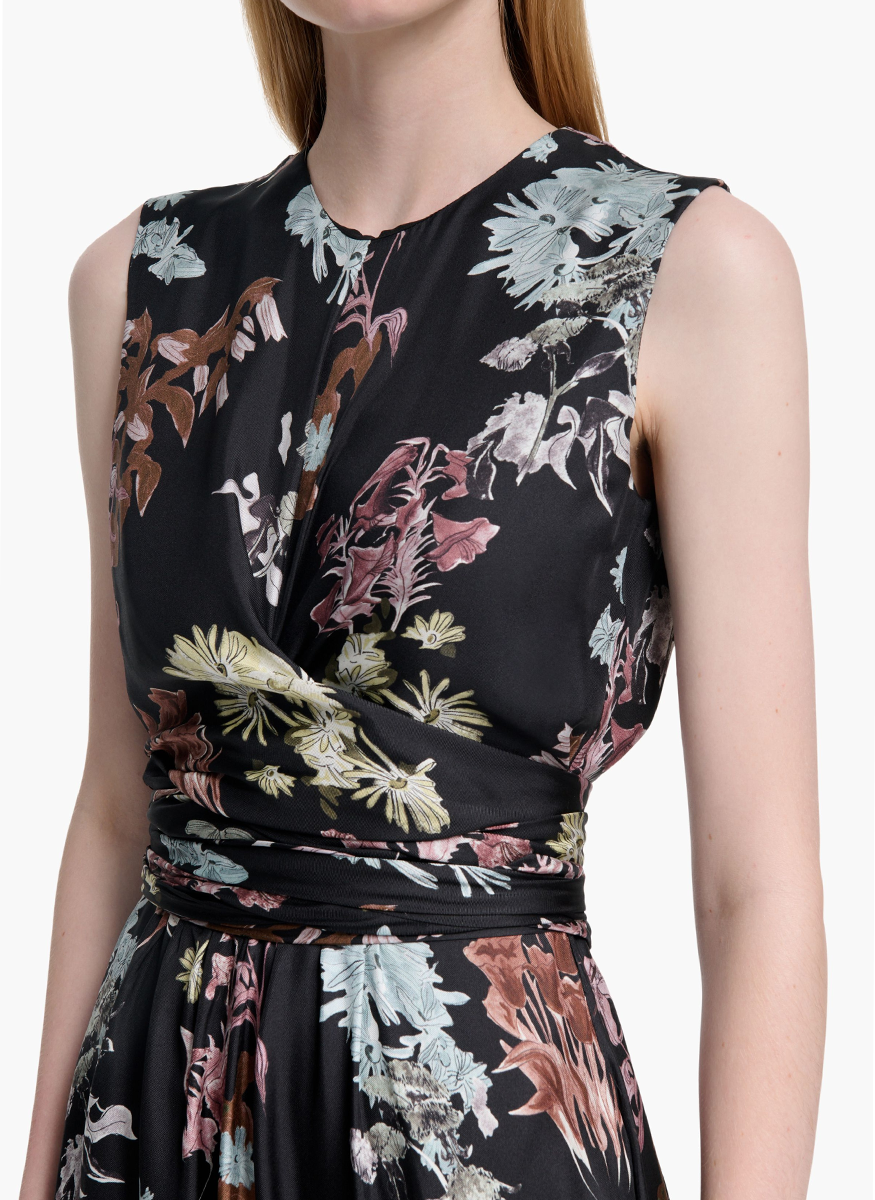 Penny Floral Silk Dress - Altuzarra