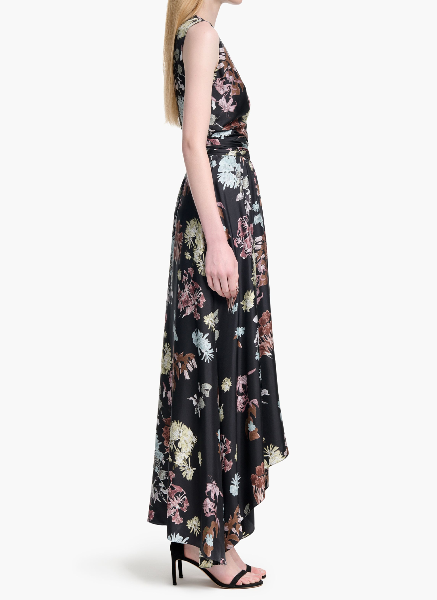 Penny Floral Silk Dress - Altuzarra