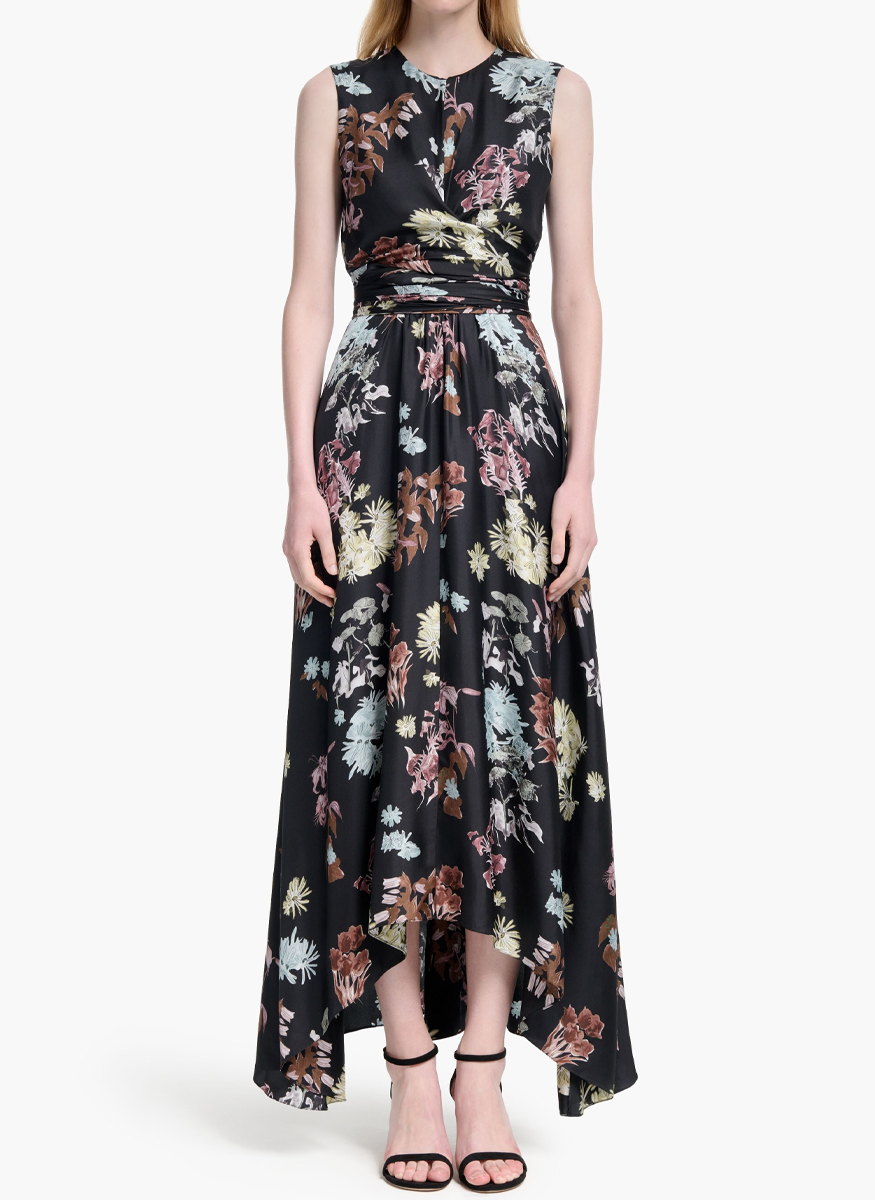 Penny Floral Silk Dress - Altuzarra