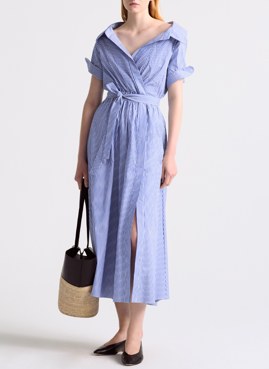 Lydia Cotton Stripe Dress