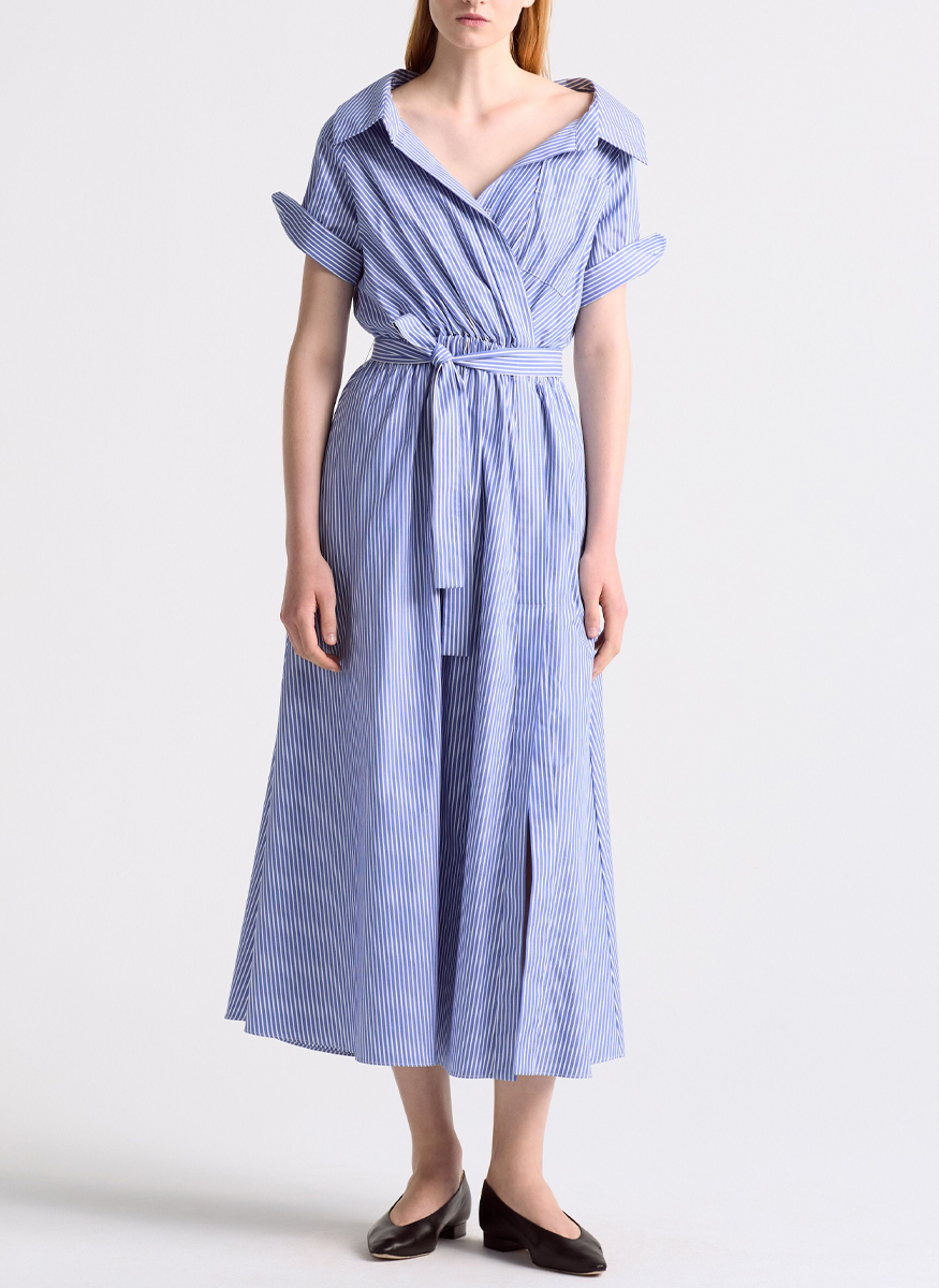 Lydia Cotton Stripe Dress - Altuzarra