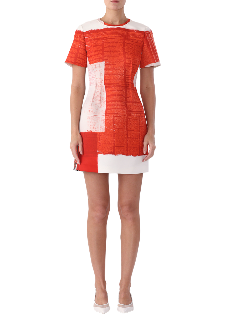 Matte Duchess Mini A-Line Dress