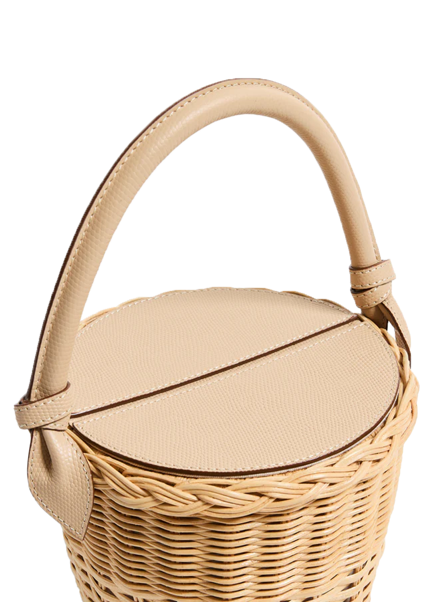 The Jane Rattan Basket with Top Handle - Pamela Munson