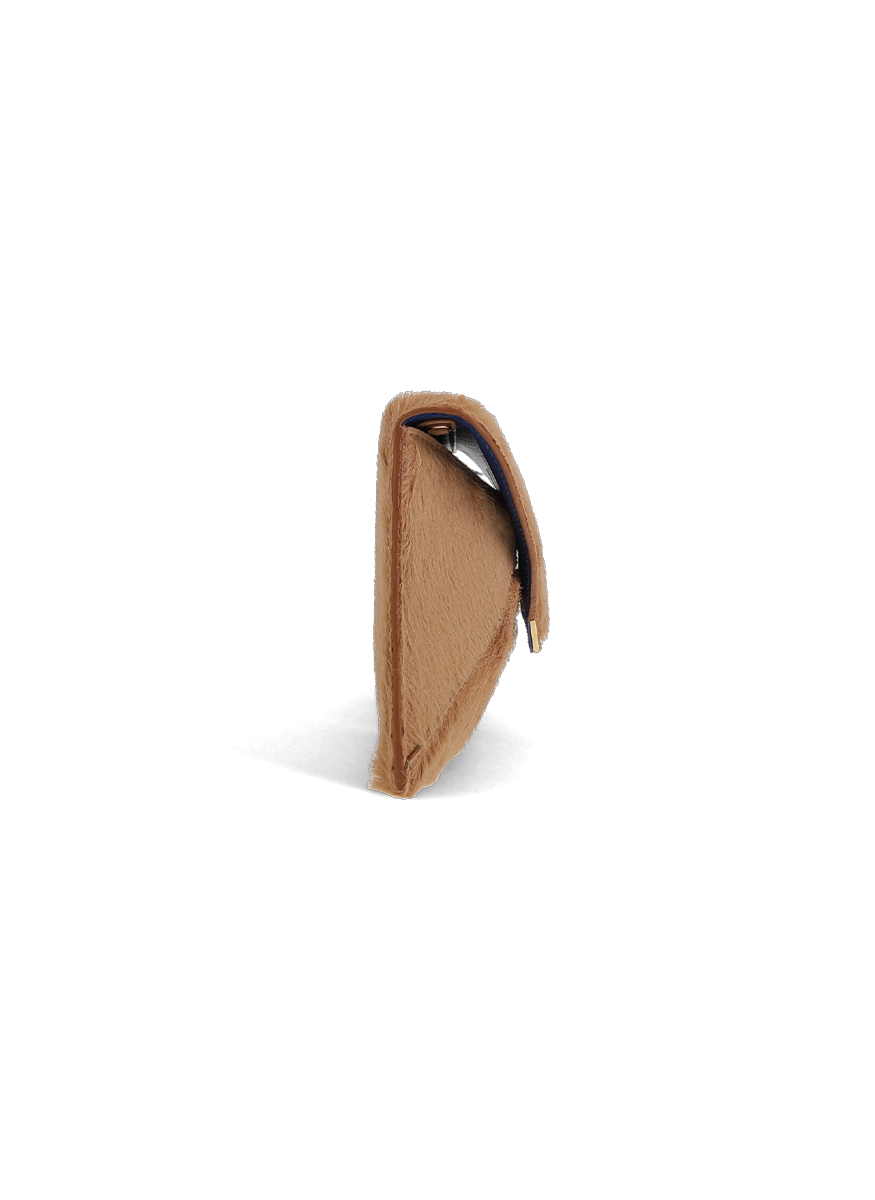 Lee Lineage Haircalf Clutch in Caramel - Tyler Ellis