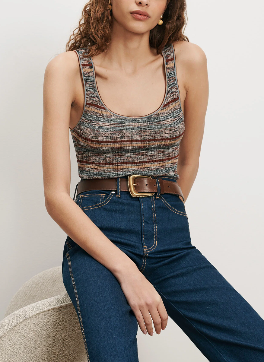 Sandra Knit Tank Top - Veronica Beard