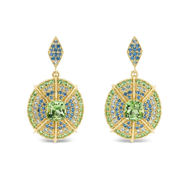 Mossy Way Medallion Earrings