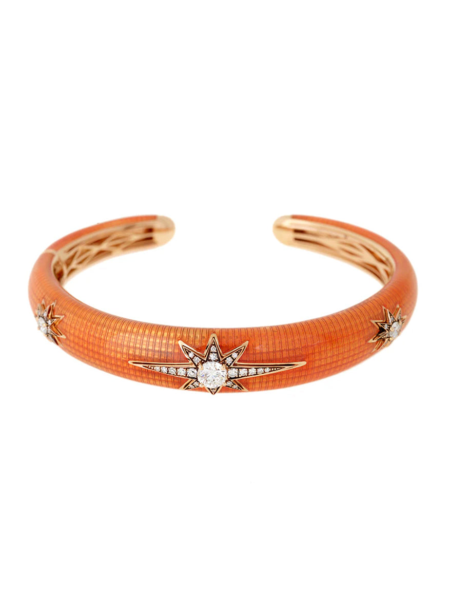 Aida Cuff, Small, Orange