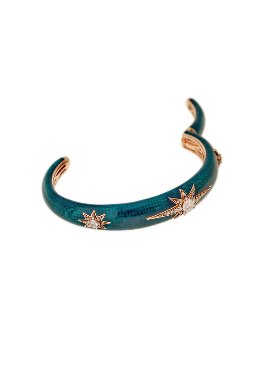 Aida Cuff, Small, Petrol