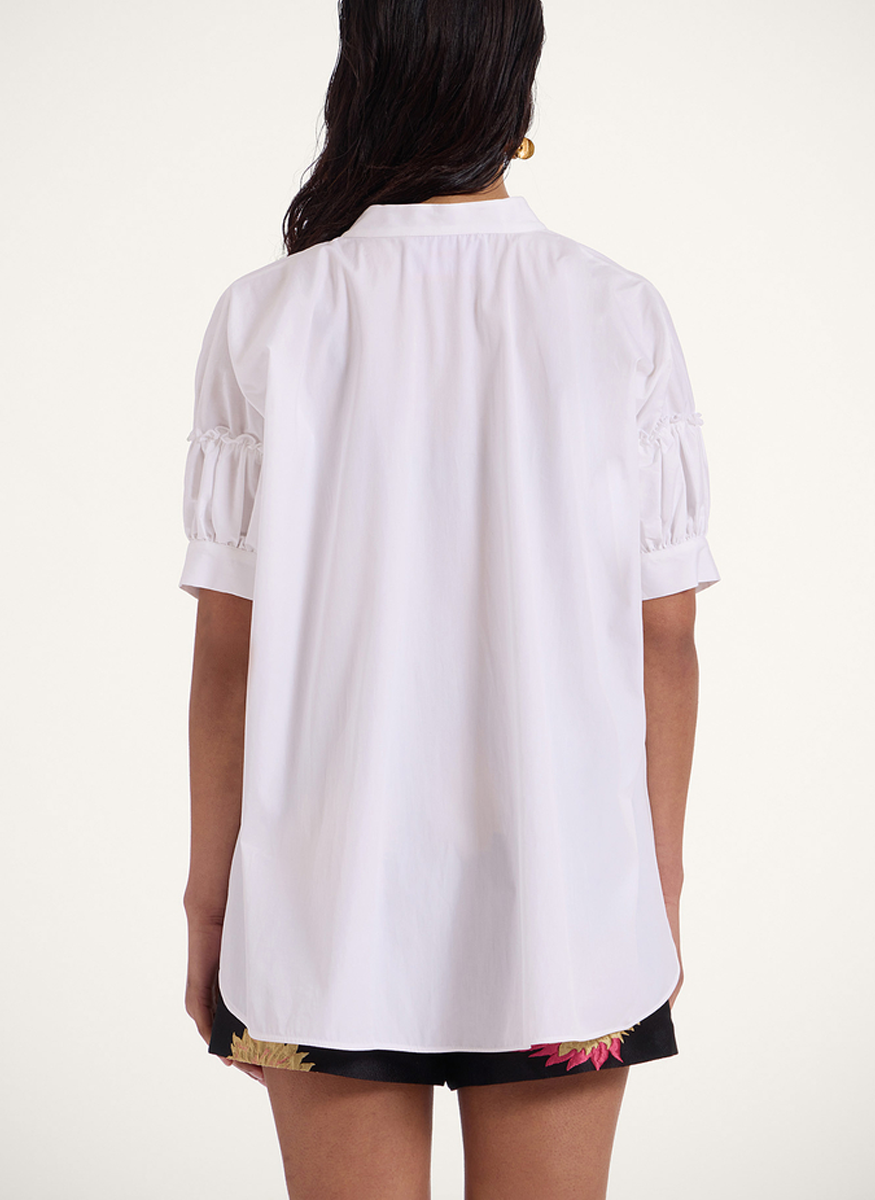 Grace Cotton Taylor Popelin Shirt - La DoubleJ
